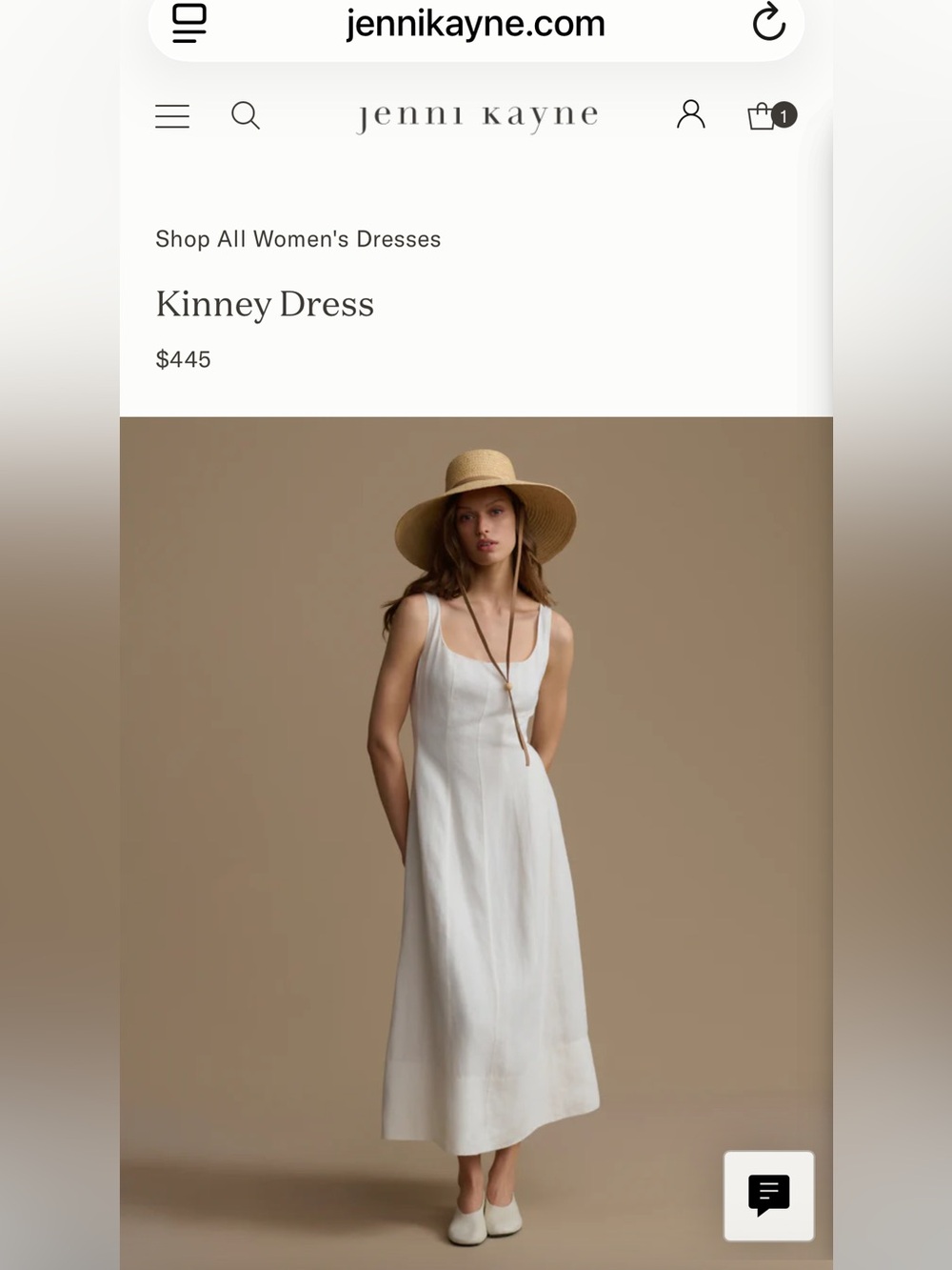 Jenni Kayne Kinney Dress in White